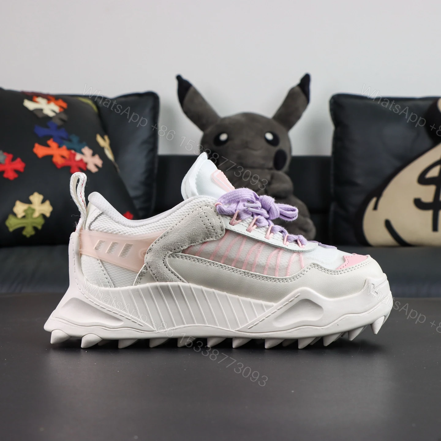 View 2 of Off White ODSY 1000 White Purple Pink