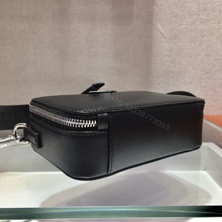 View 8 of Saffiano Crossbody: Prada Luxe Hands-Free Bag