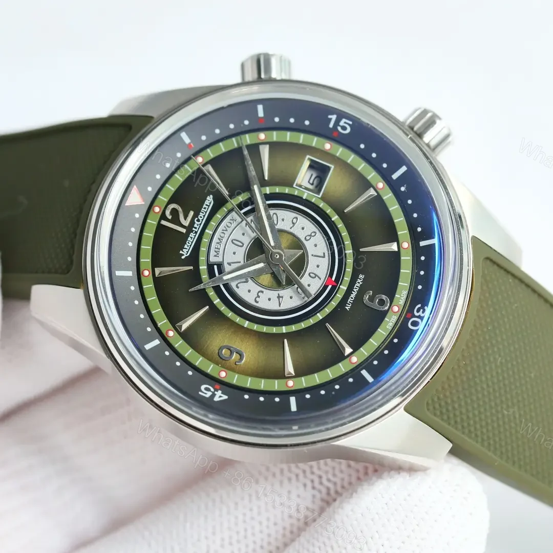 View 3 of Jaeger LeCoultre Green Beichen Watch Rubber Strap Ultimate 42MM JLC-POL-GRN-RUB-42