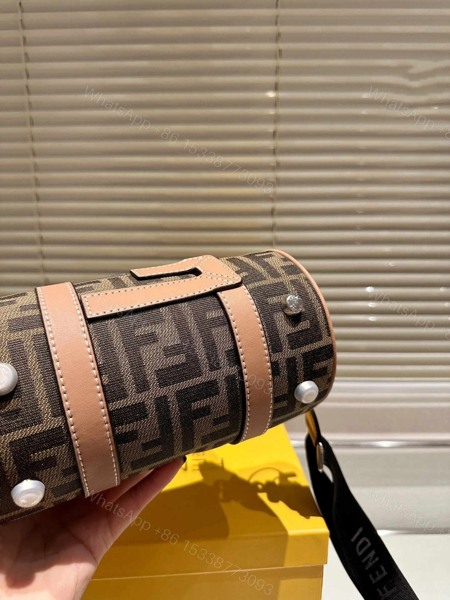 View 7 of FENDI MINI BAG 7VA570 KHAKI