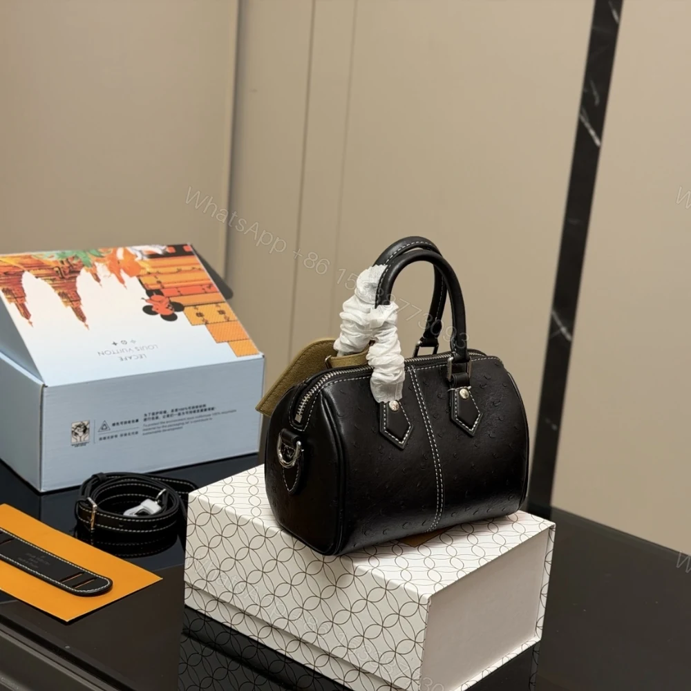 View 9 of Louis Vuitton Speedy 18 Bandoulière Black 18Cm