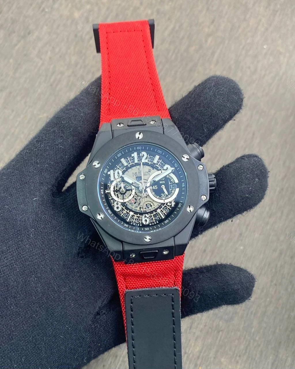 View 4 of Hublot Big Bang Unico Sorai Black 45mm Quartz