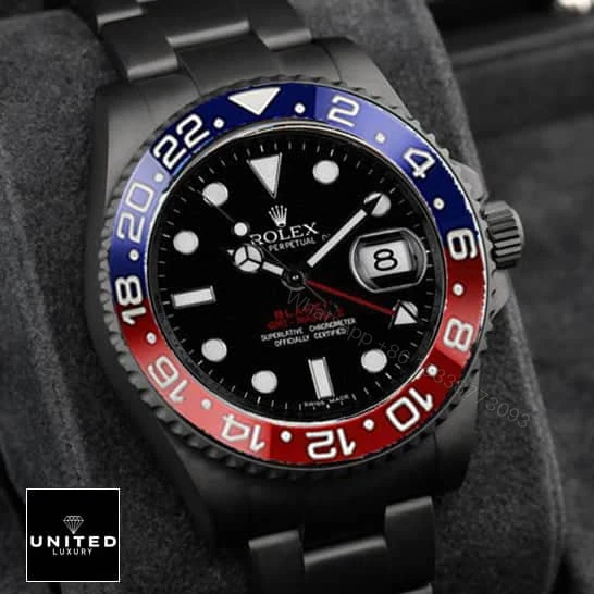 View 6 of Rolex Blaken 126710BLRO-0001 Pepsi Black Dial Replica