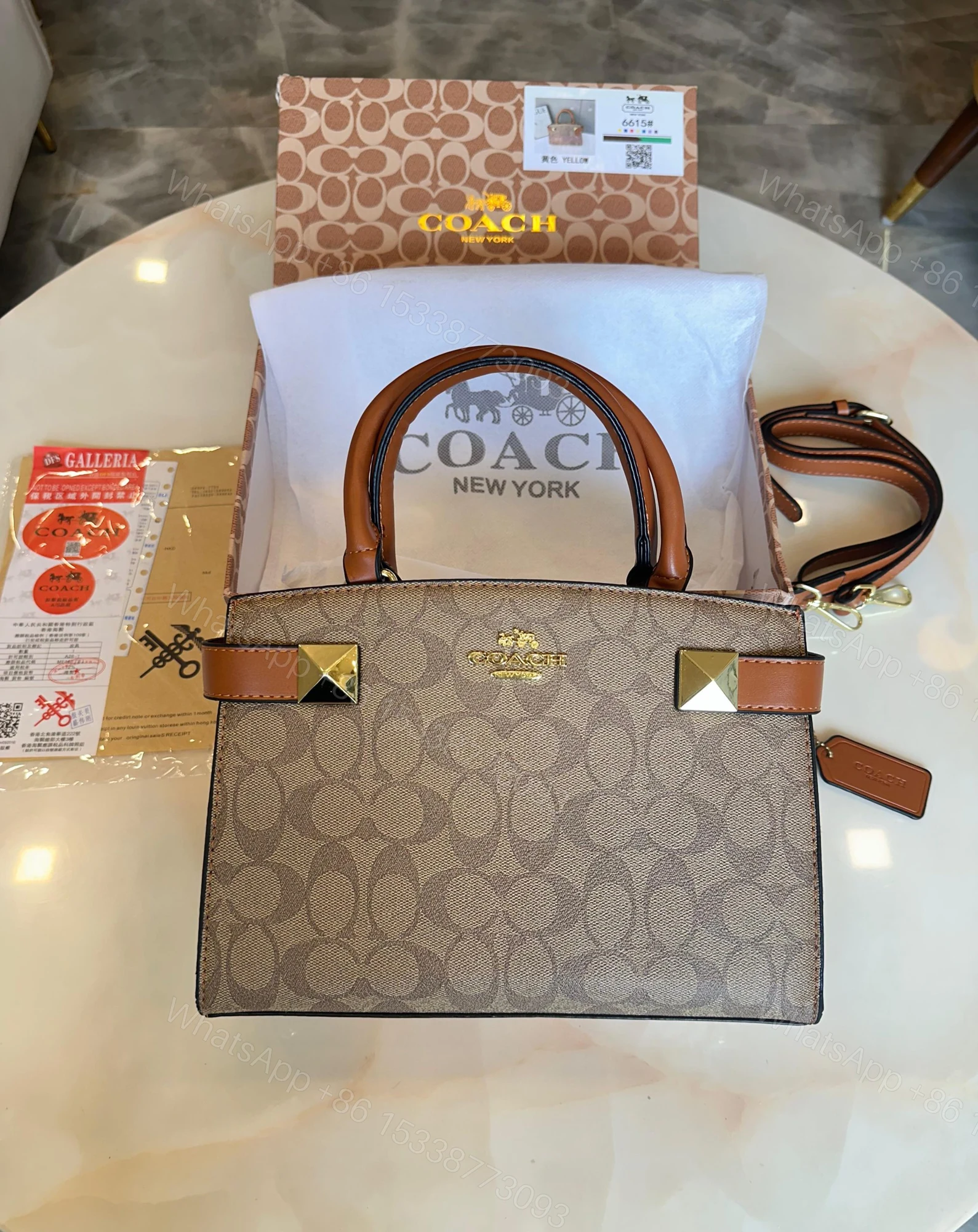 View 5 of FIRST COPY COACH-NEW YORK HAND BAG