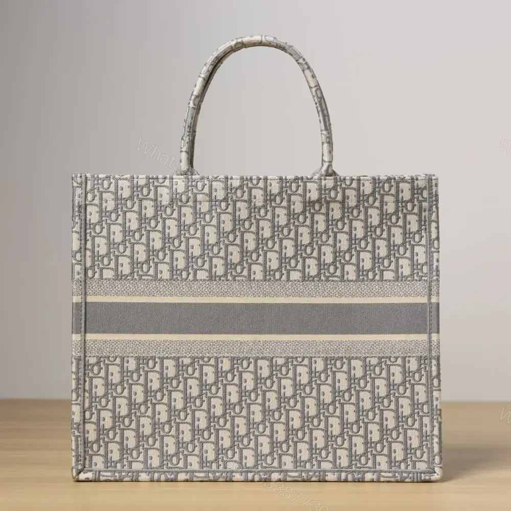 View 2 of 高仿Dior*BookTote系列Oblique印花灰色L免檢版