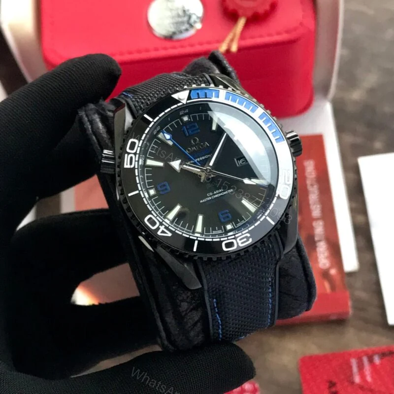 Omega Seamaster GMT Deepblack Black Dial Automatic 40mm — view 1