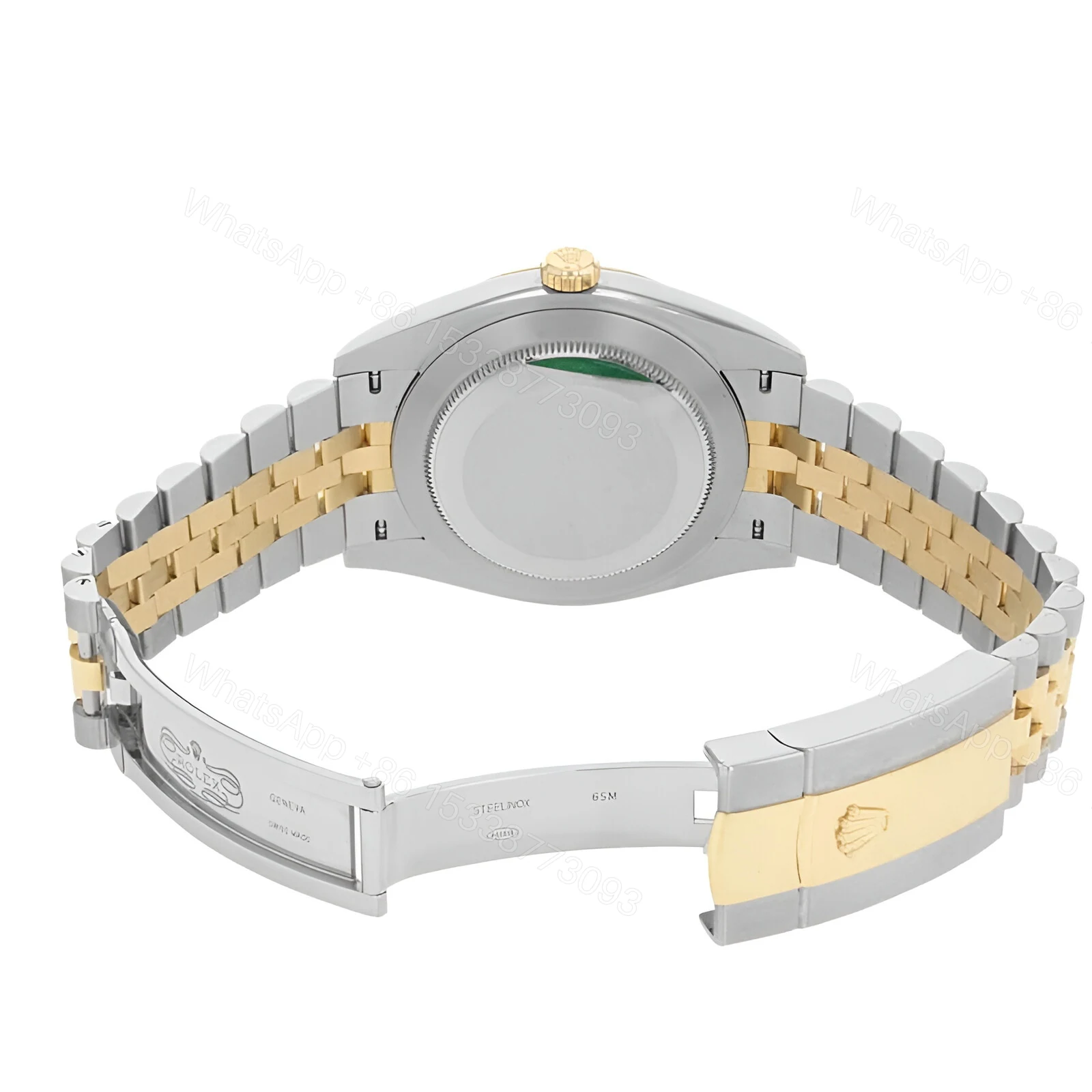 View 4 of Rolex Datejust 16233 Steel Gold Mother of Pearl Replica
