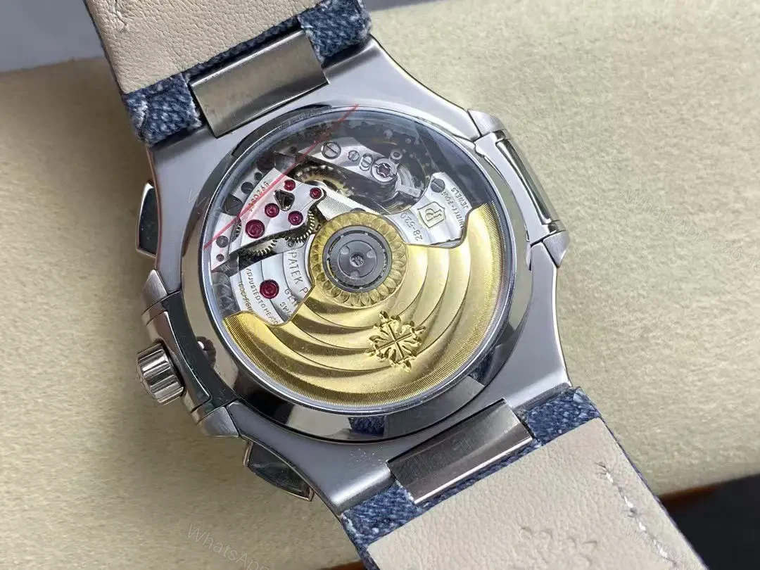 View 15 of Super Clone Replica Denim Patek Philippe Nautilus 5980/60G – 2024