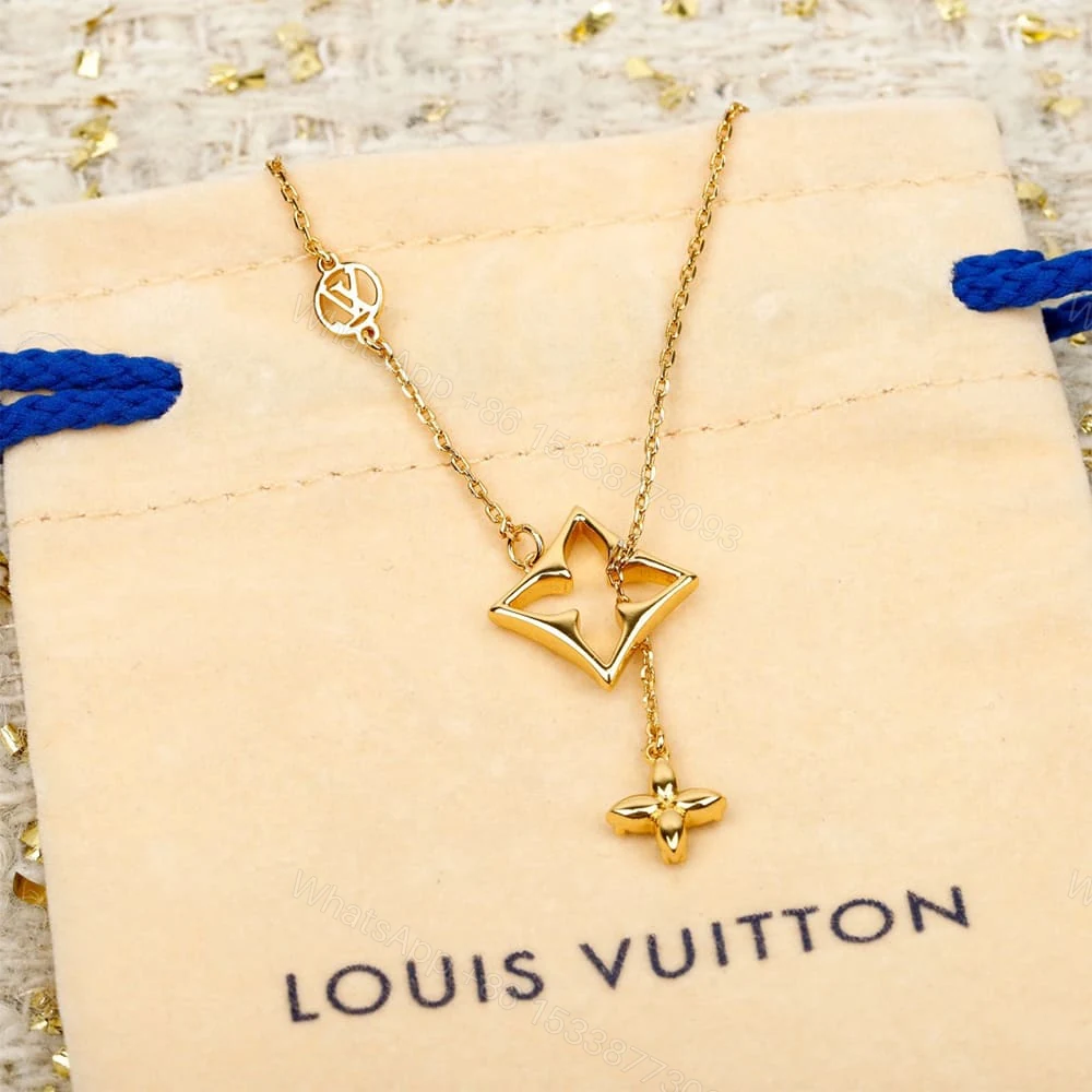 View 3 of LV Flowergram Strass Necklace