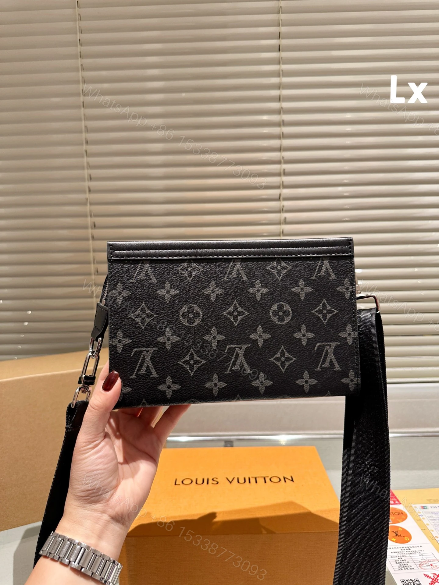 View 2 of LOUIS VUITTON Monogram Eclipse Gaston Wearable Wallet