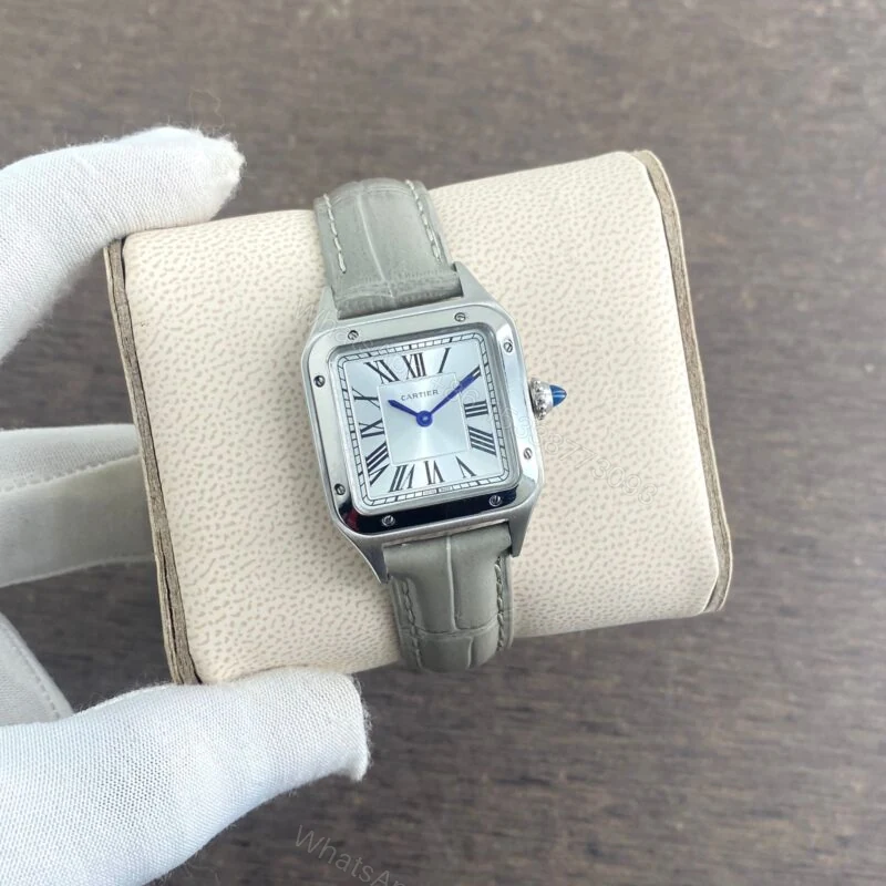 View 2 of Cartier Santos Dumont Laquer White Dial Automatic 43.5mm