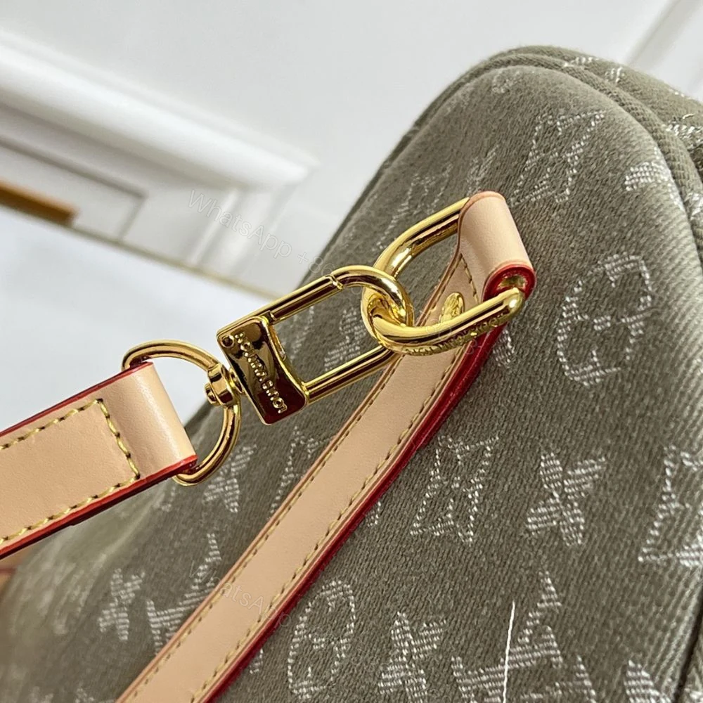 View 5 of Louis Vuitton Keepall Bandoulière 45 Khaki 45Cm