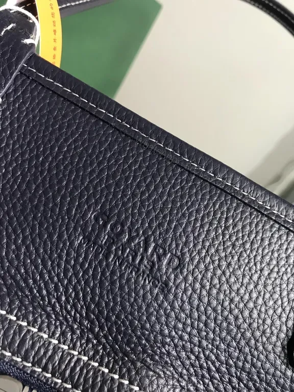 View 6 of Structured Luxe Tote: Goyard-Influenced Pattern, All-Day Sophistication
