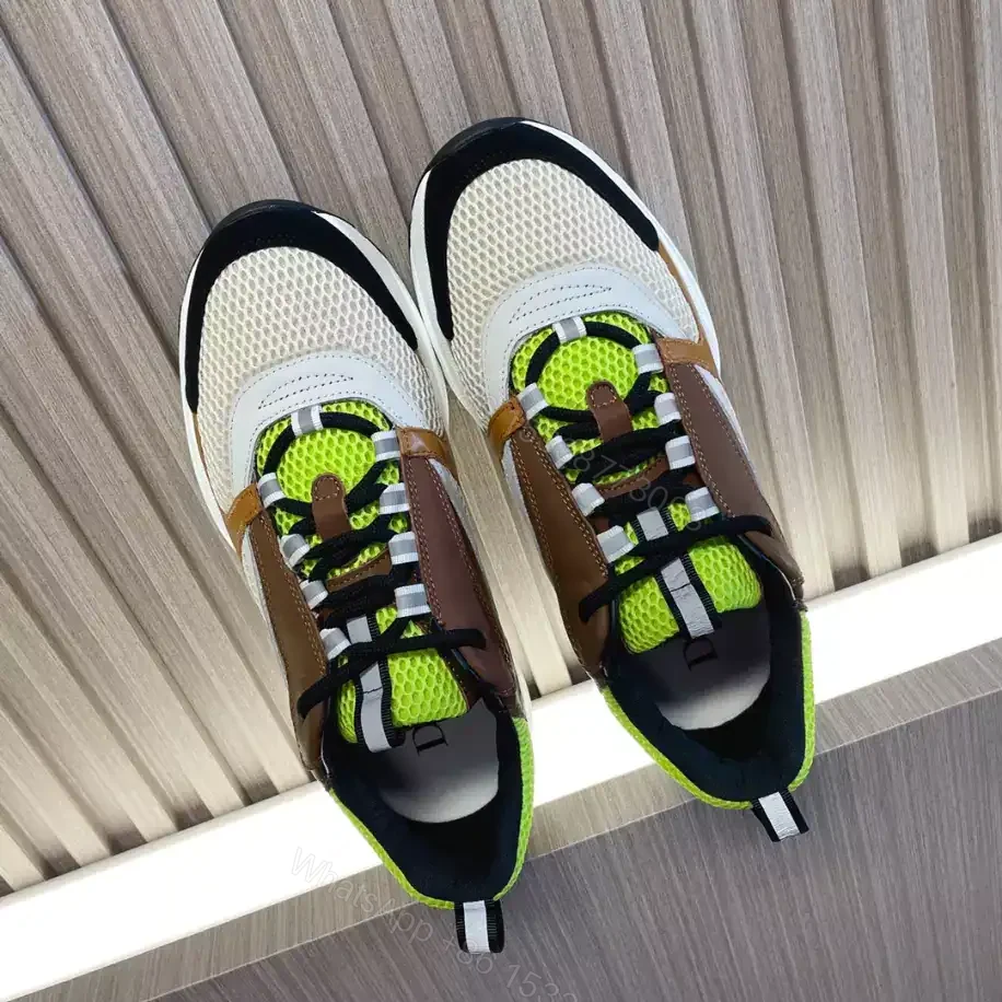 View 5 of B22 SNEAKER TECHNICAL MESH WITH AND CALFSKIN – CD129