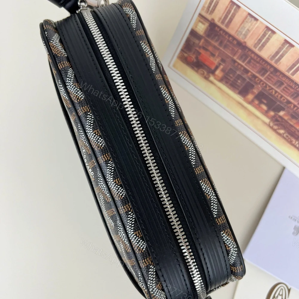 View 5 of 高仿Goyard*CAPVEP5相機郵差包黑色小號免檢版