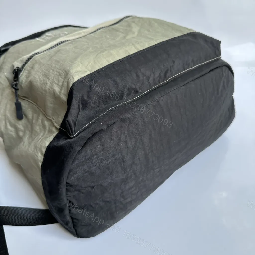 View 10 of Olive Stone Texture Backpack: Durable Everyday Carrier