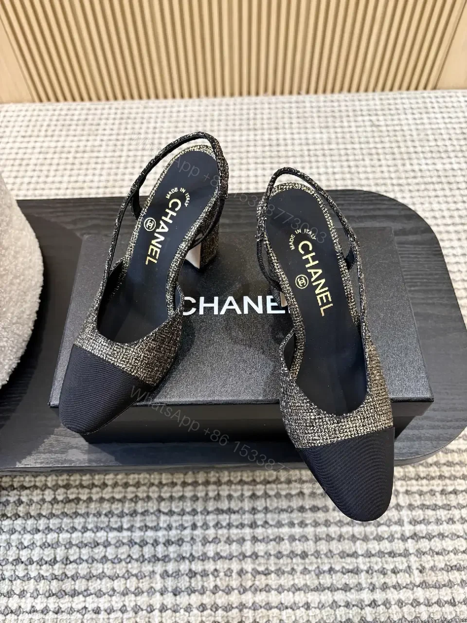 View 2 of Textured Slingback Pumps: Elegant All-Day Comfort Pumps