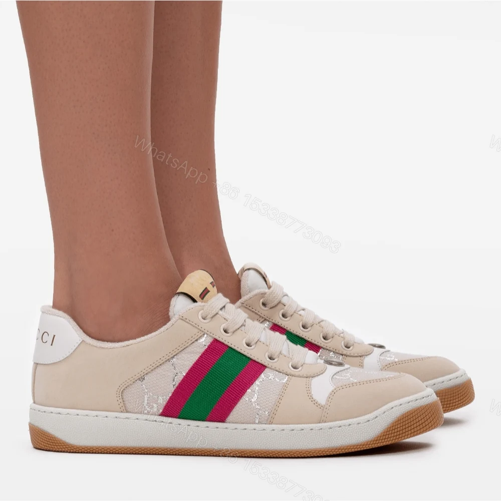 View 3 of Gucci WMNS Screener White GG Lamé