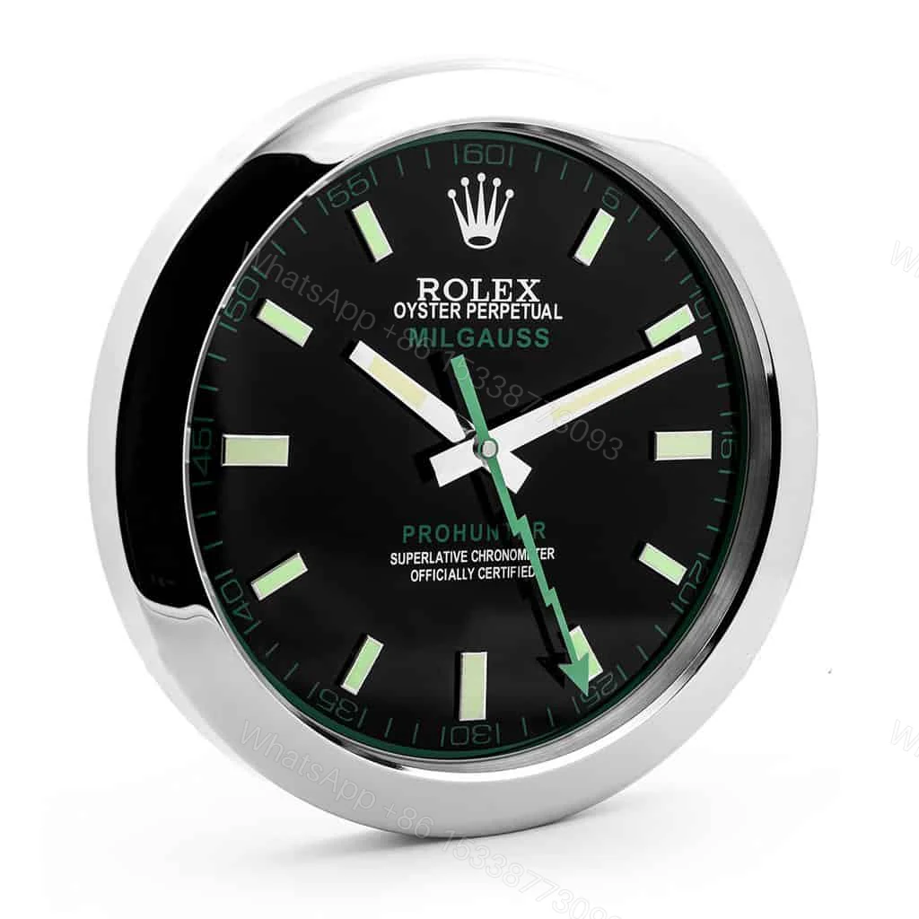 ROLEX WALL CLOCK – MILGAUSS BLACK — view 1