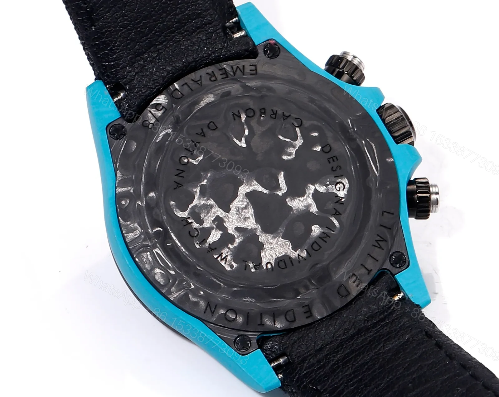 View 7 of Clean Factory TW Rolex Daytona Carbon Fiber Blue Watch