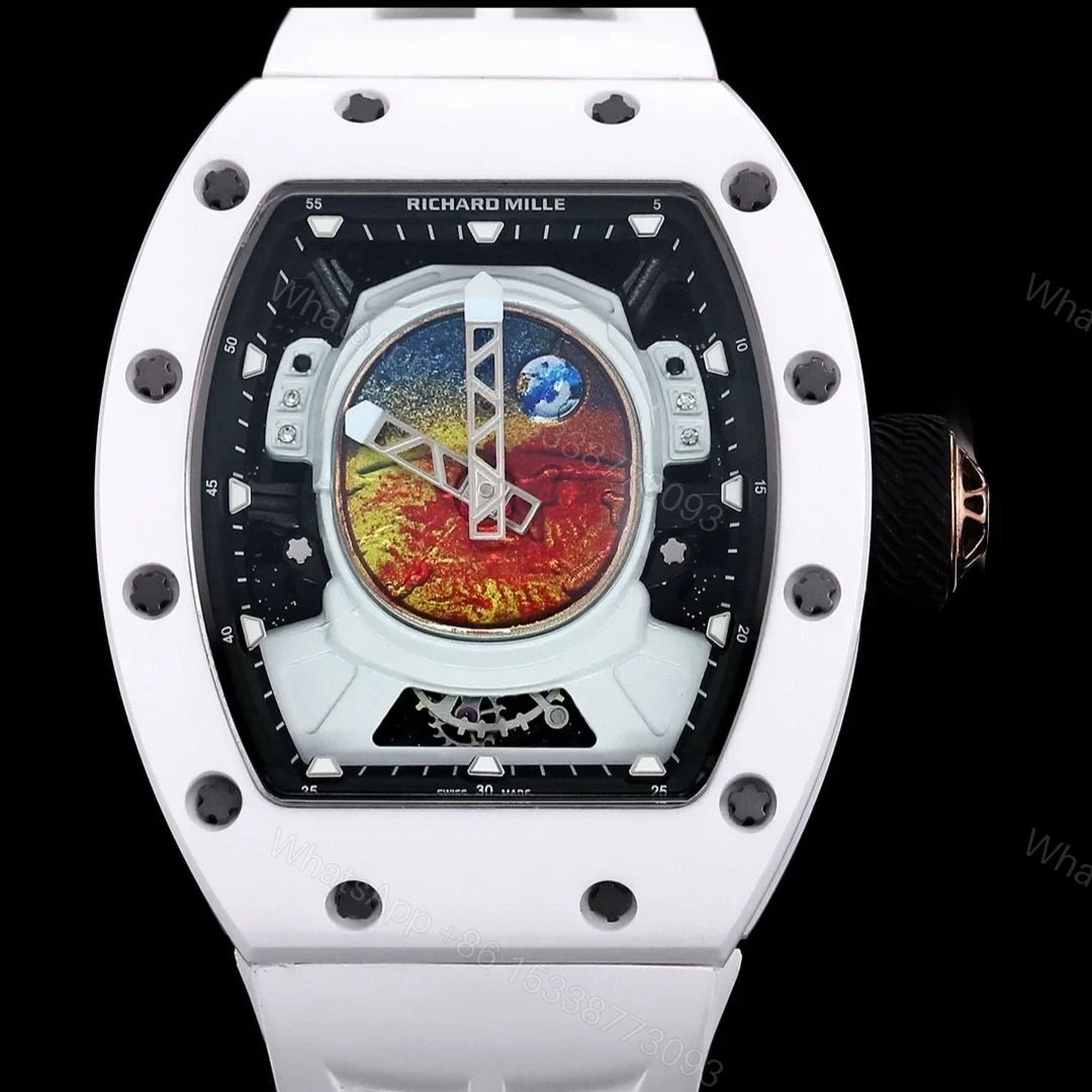 View 4 of Richard Mille RM52-05 Pharrell Williams Mars Mission Watch Automatic Skeleton Aerospace Design Premium Edition RM-RM52-05-PW-MARS-SKL