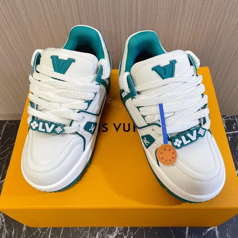 View 3 of Chunky Luxe Trainer: Modern Sculpted Silhouette, LV-Inspired Details