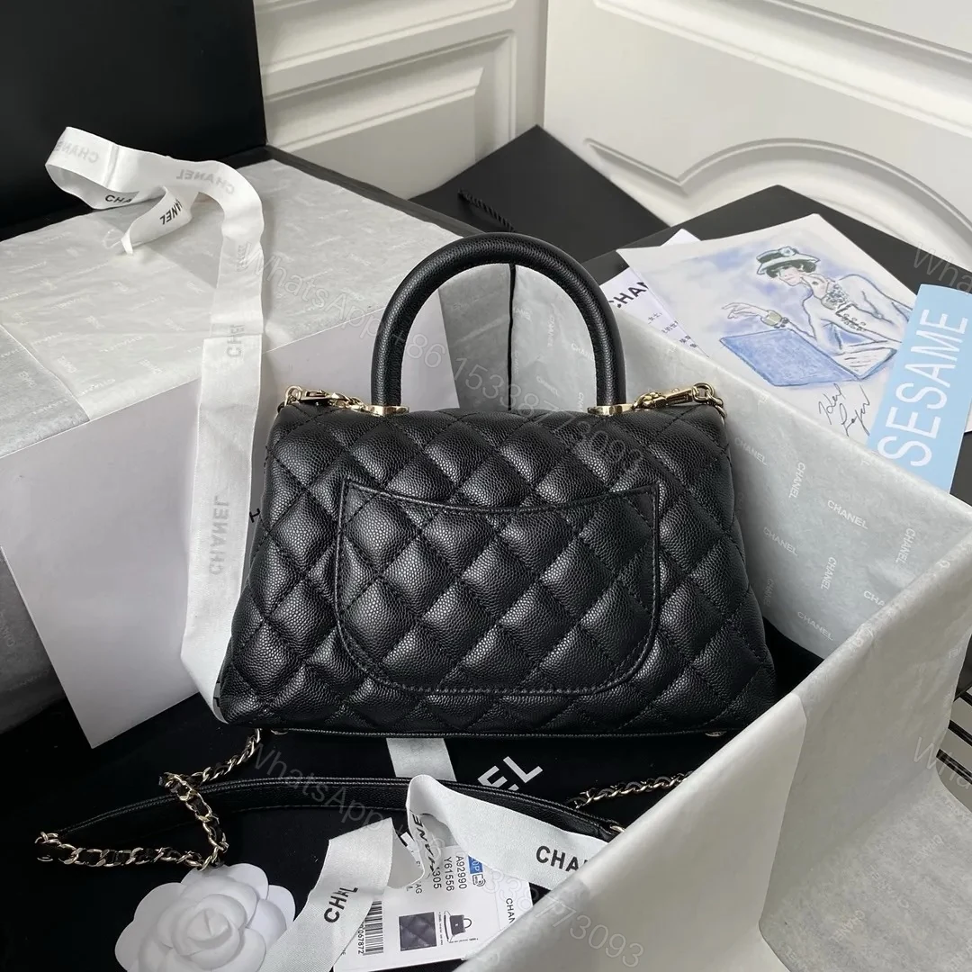 View 2 of Chanel Coco Small Black with Gold Hardware