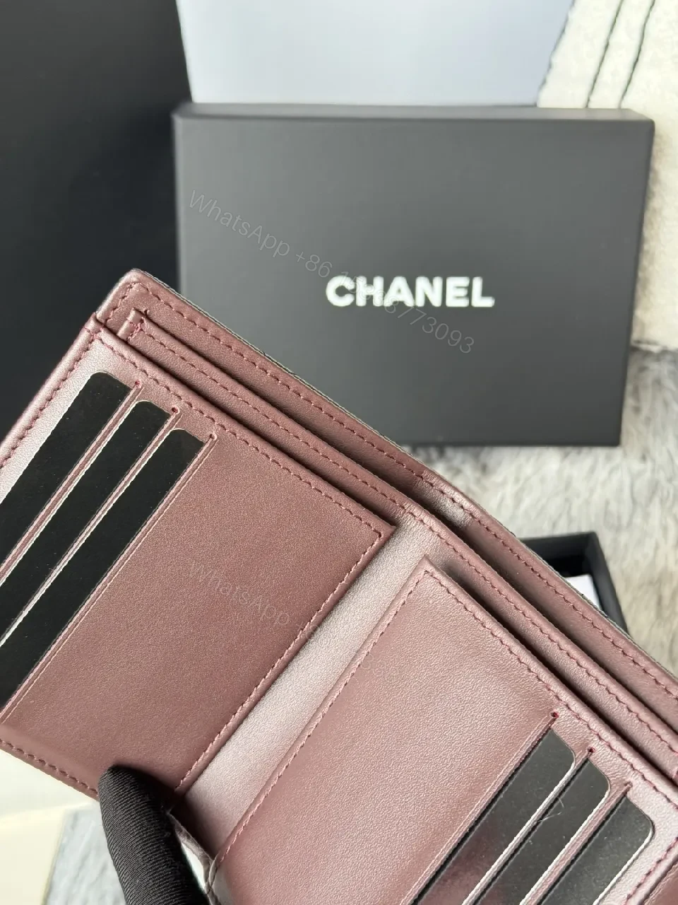 View 9 of Quilted Leather Wallet—Compact Luxury, Everyday Practicality