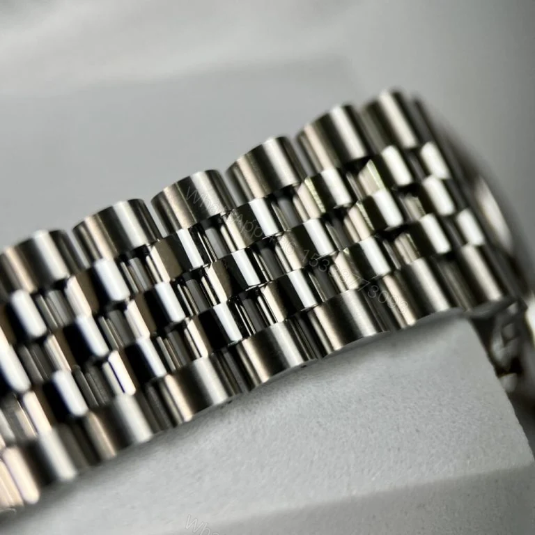 View 3 of Datejust 41mm Super Clone Mother Of Pearl Dial Moissanite Diamonds