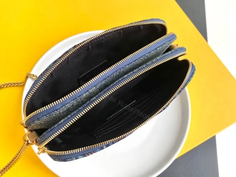 View 3 of Saint Laurent Becky Double Zip Crossbody Ba