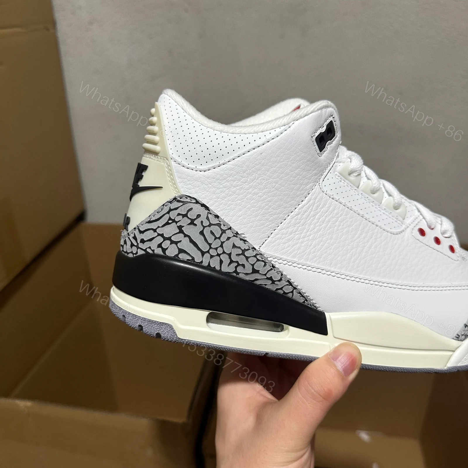View 8 of Jordan 3 Retro White Cement Reimagined