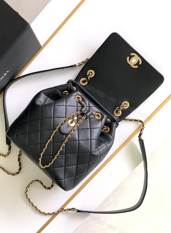 View 4 of Chic Quilted Flap Backpack â€“ Luxury Everyday Carry