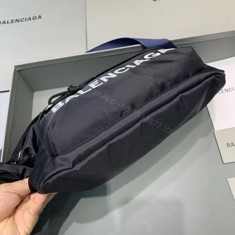 View 6 of Balenciaga Bold Logo Belt Bag â€” Compact, Weatherproof Streetwear
