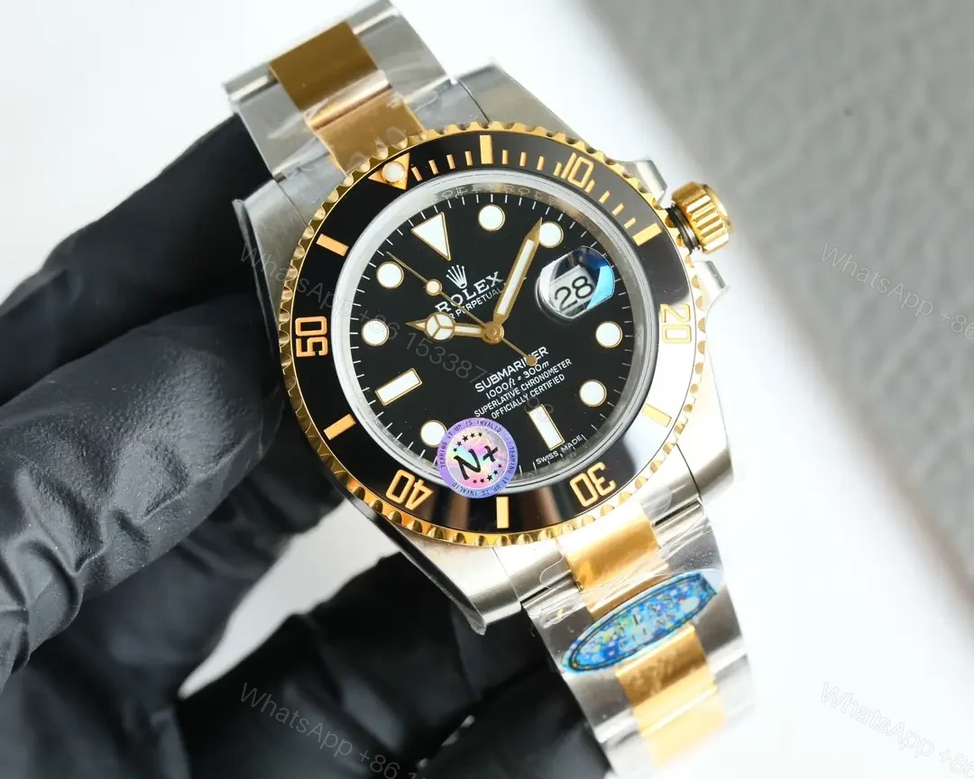 View 2 of Rolex Submariner 41mm Steel Yellow Gold Oyster Bracelet Premium Edition 126613LN