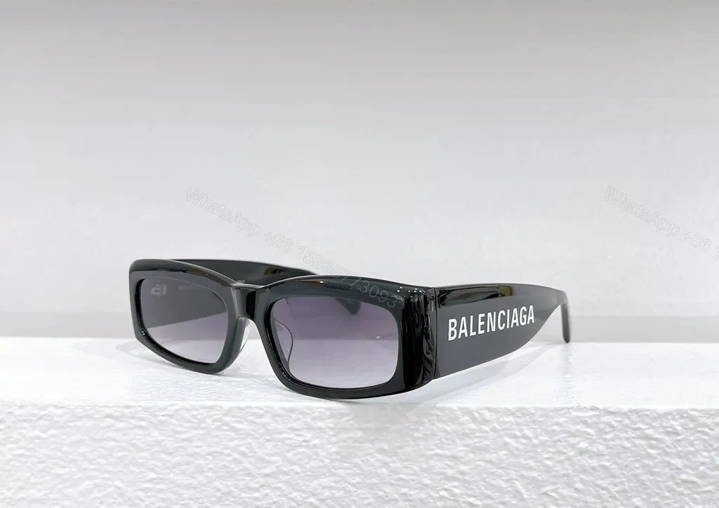 View 4 of Bold Red Frame Sunglasses â€” Balenciaga-Inspired, Unisex Luxe