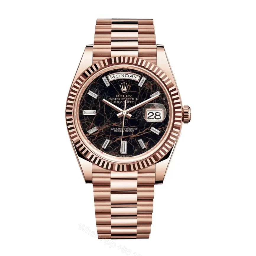Rolex Day-Date 40 Rose Gold Meteorite Dial — view 1