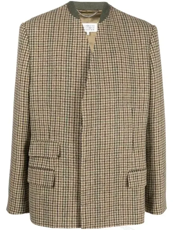 View 5 of Textured Check Blazer: Modern Tailoring with Supreme Comfort