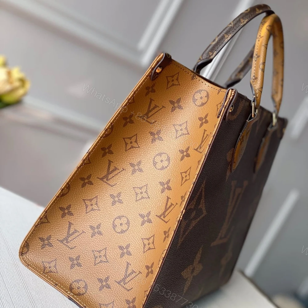 View 4 of Louis Vuitton Onthego MM Monogram Canvas Brown 35Cm M45321