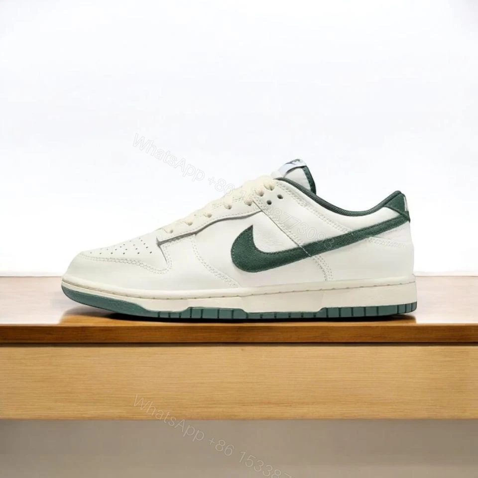 Nike dunk white green shoes- imported 7A on sale — view 1