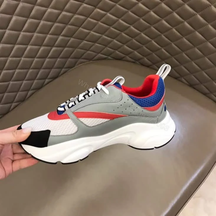 View 5 of B22 SNEAKER TECHNICAL MESH WITH AND CALFSKIN – CD96