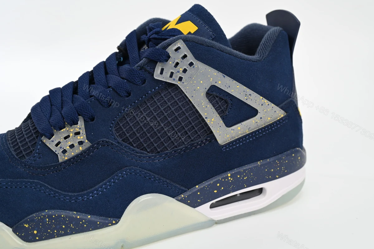 View 8 of Air Jordan 4 Retro Michigan AJ4 1036660
