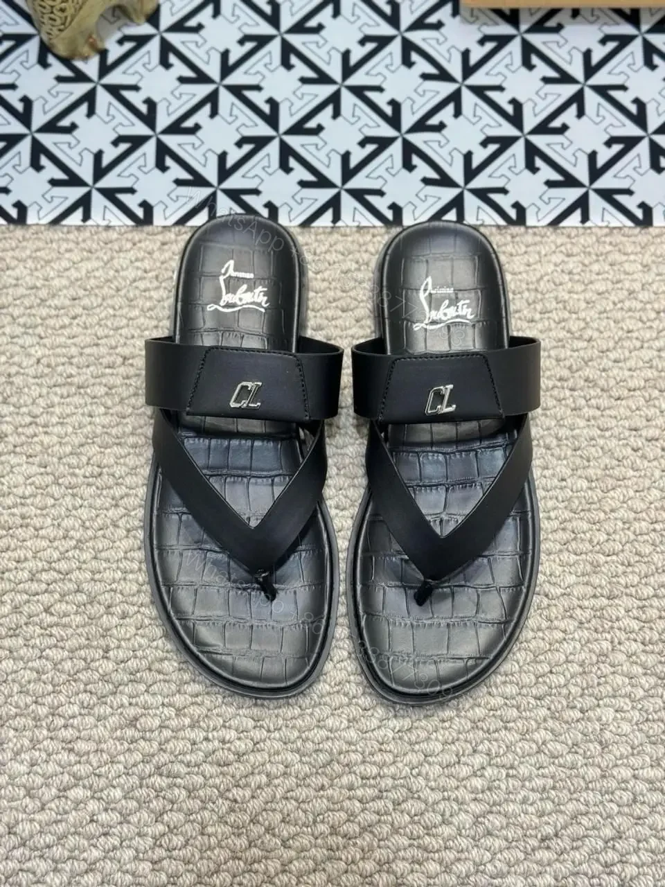 CHRISTIAN LOUBOUTIN slipper — view 1