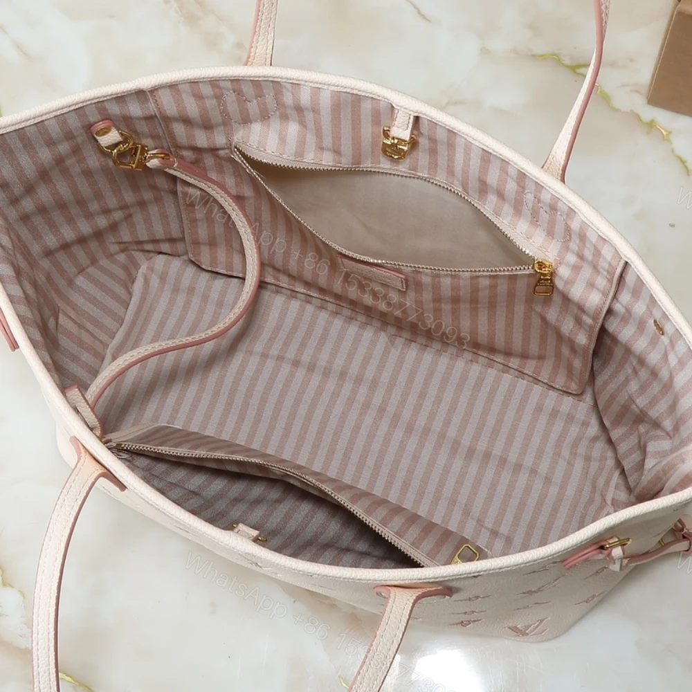 View 8 of Louis Vuitton Neverfull MM Bag Beige 32Cm M14285