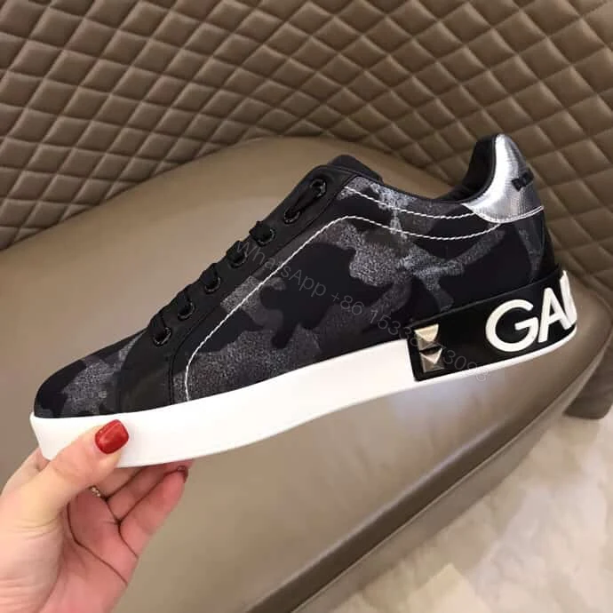 View 8 of DOLCE & GABBANA PRINTED LOW-TOP TRAINERS – DG10