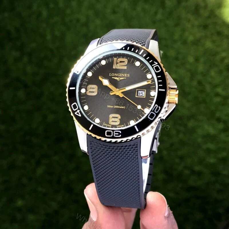 Longines HydroConquest Black Dial Quartz 40mm — view 1