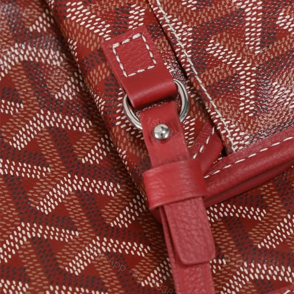 View 9 of 高仿Goyard*STLOUIP5滿印Tote手提袋鮮紅免檢版小號