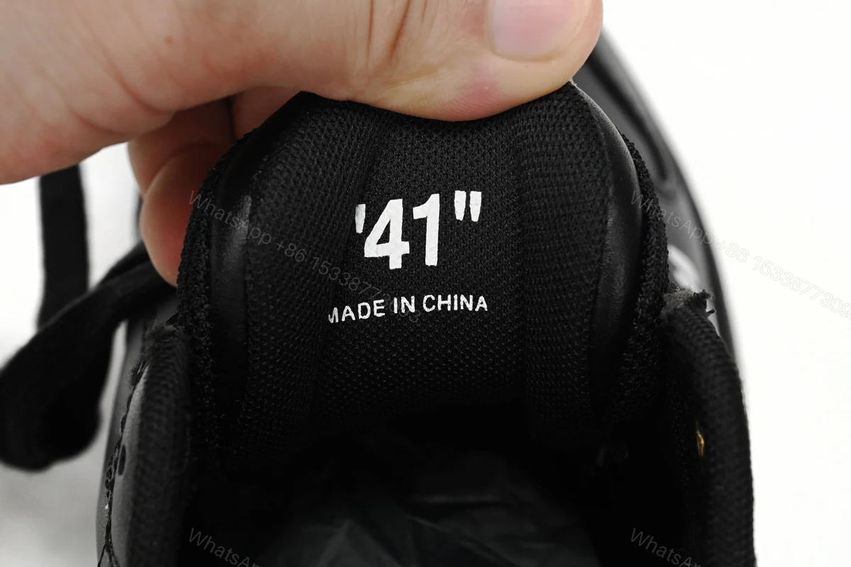 View 6 of OFF-WHITE OOO Low Tops "For Walking"BlackWhite OMIA189S21LEA0041001