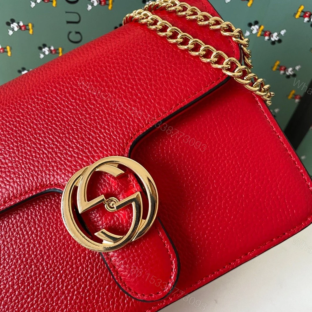 View 3 of Gucci Interlocking Chain Crossbody