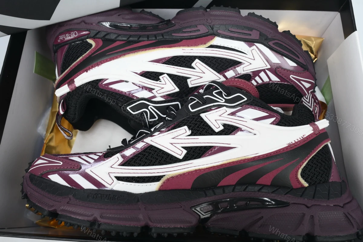 View 4 of OFF-WHITE Out Of Black Purple Red OMIA295F24 FAB00 10012
