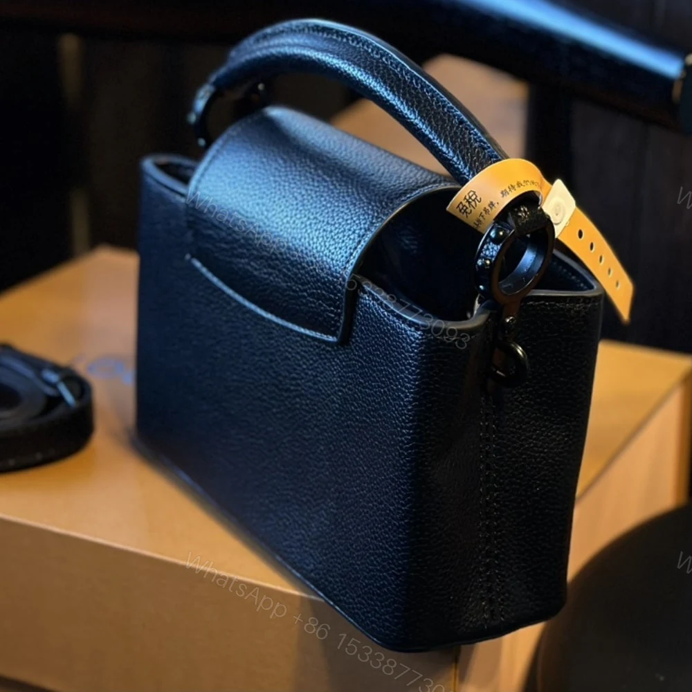 View 4 of Louis Vuitton Capucines East West Mini Bag Black 22Cm M23955